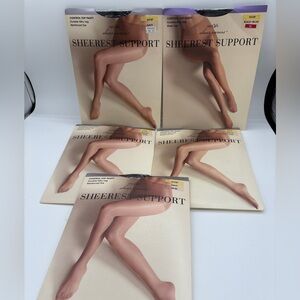 Sheerest Support Control Top Pantyhose Size Short